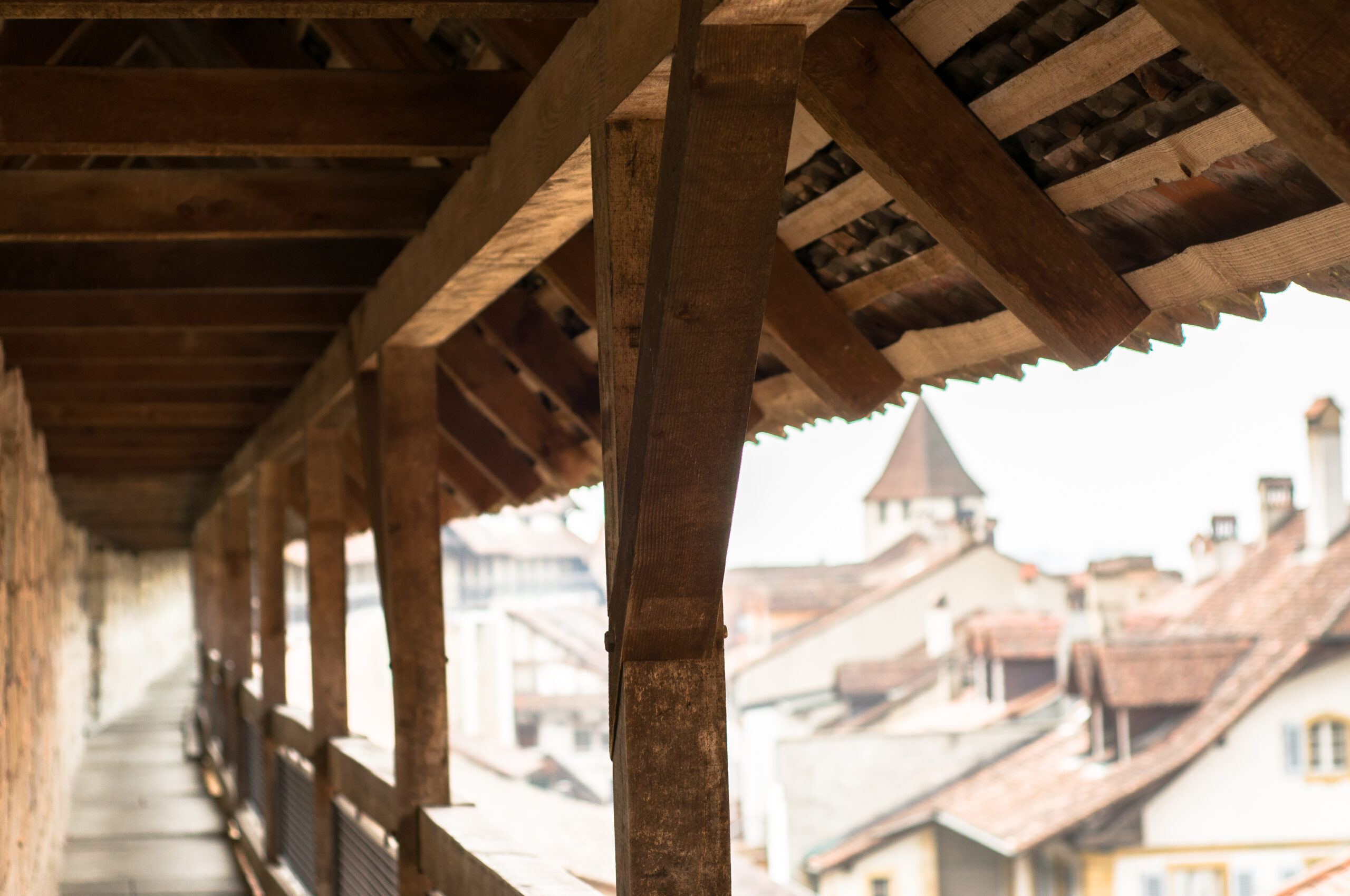 Grade 2 listed outdoor oak beam